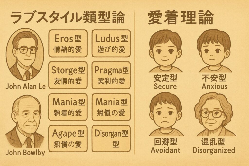 恋愛スタイル診断の種類