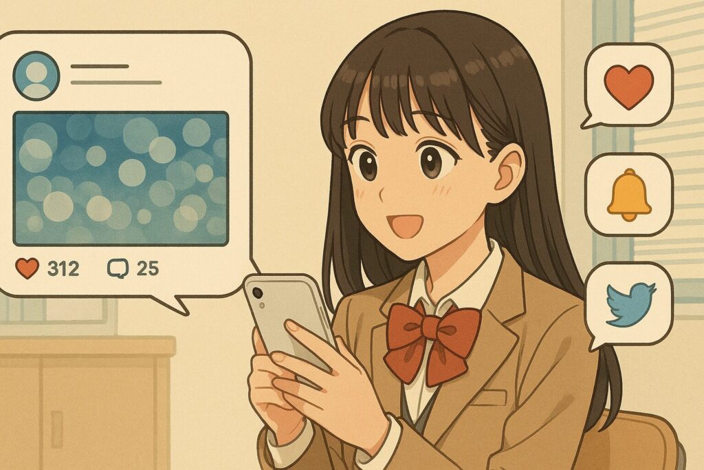 SNSで発信